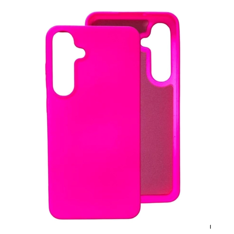 CARCASA COMPATIBLE CON SAMSUNG S26 GOMA FUCSIA - 1