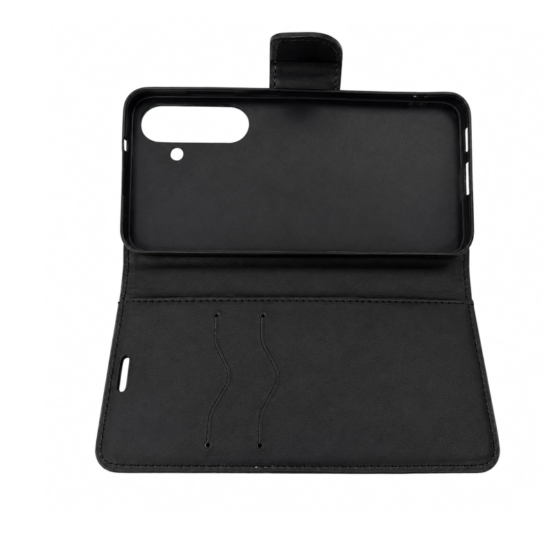 CARCASA AGENDA FLIP COVER PARA SAMSUNG S25 FE NEGRO - 4