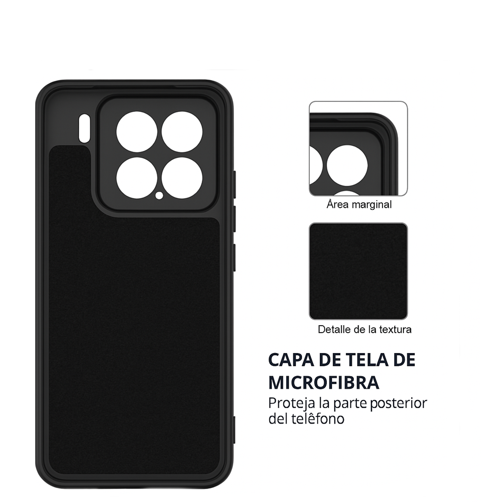 CARCASA FUNDA PARA XIAOMI 15 GOMA LILA - 6