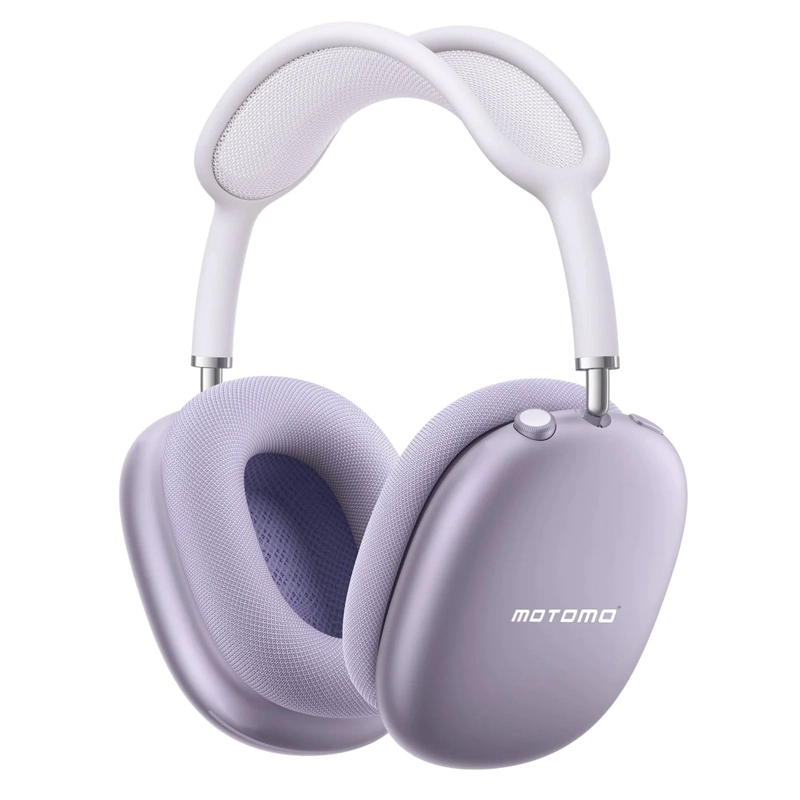 AUDIFONO INALAMBRICO BLUETOOTH ACOLCHADO MOTOMO MAX395 LILA - 1