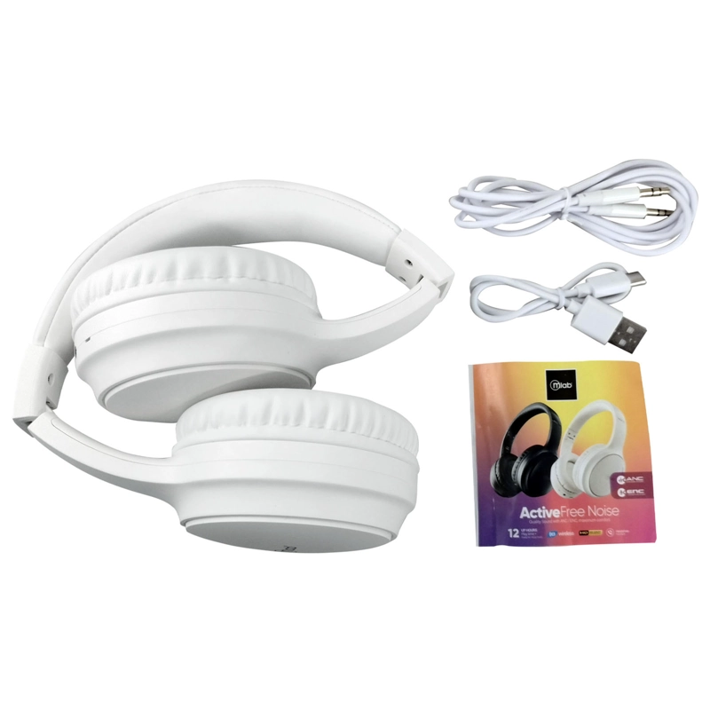 AUDIFONO INALAMBRICO BLUETOOTH MLAB ACTIVE FREE NOISE BLANCO - 5