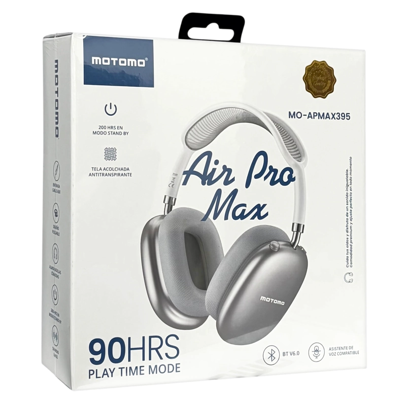 AUDIFONO INALAMBRICO BLUETOOTH ACOLCHADO MOTOMO MAX395 BLANC - 4