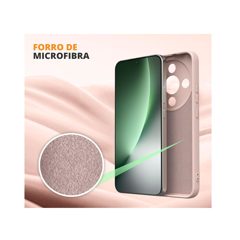 CARCASA COMPATIBLE CON HONOR MAGIC 8 LITE GOMA ROSADO - 3
