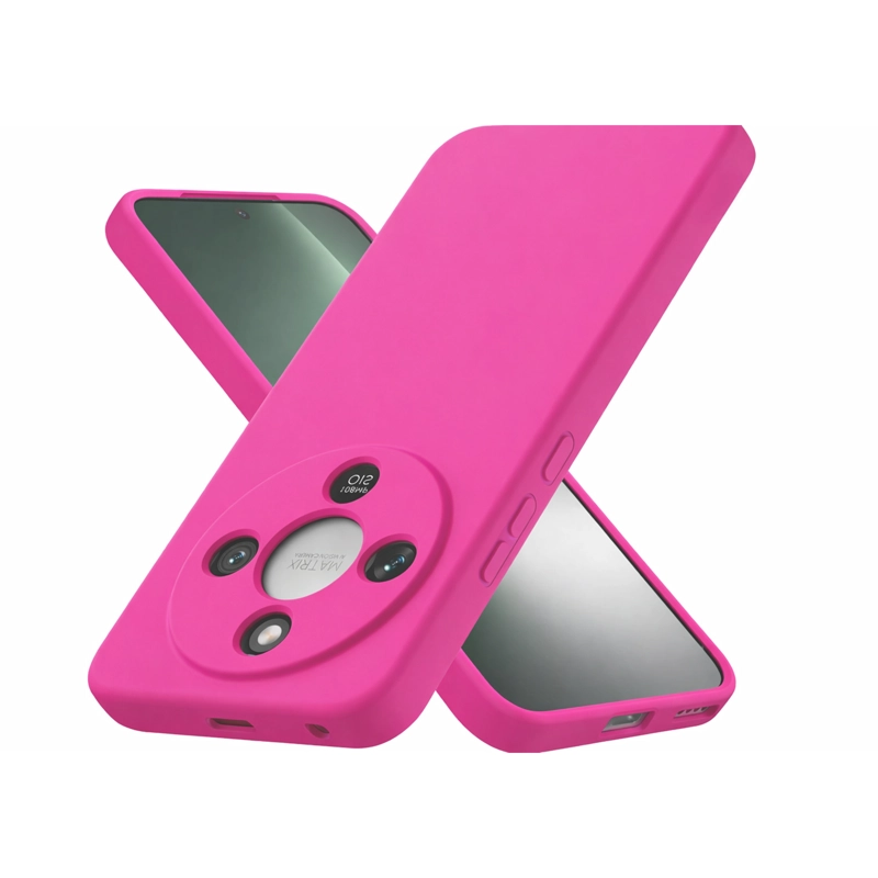 CARCASA COMPATIBLE CON HONOR MAGIC 8 LITE GOMA FUCSIA - 1