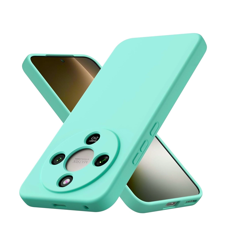 CARCASA COMPATIBLE CON HONOR MAGIC 8 LITE GOMA TURQUESA - 2