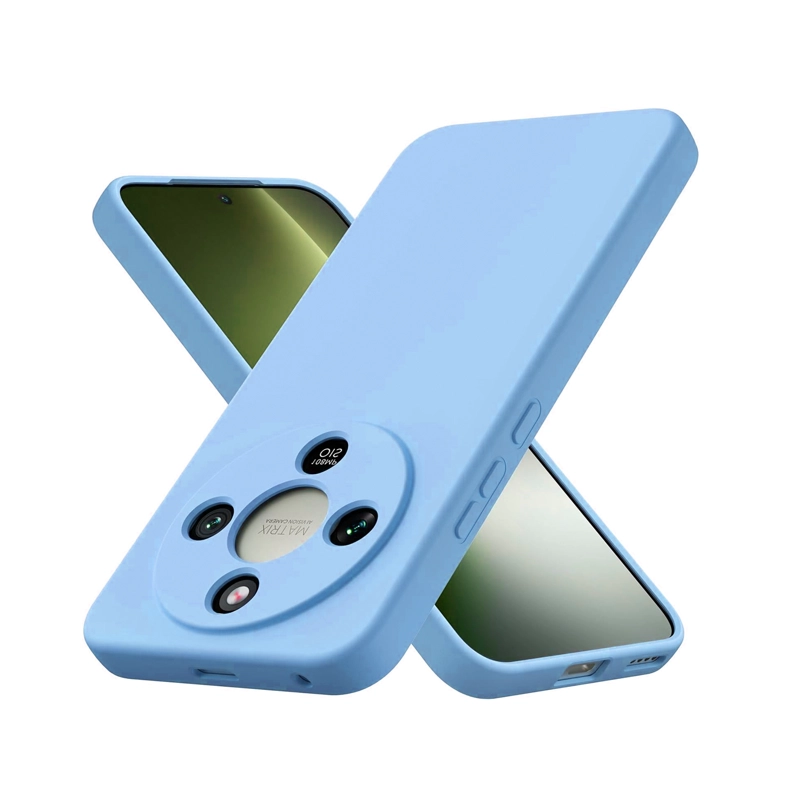 CARCASA COMPATIBLE CON HONOR MAGIC 8 LITE GOMA CELESTE - 1