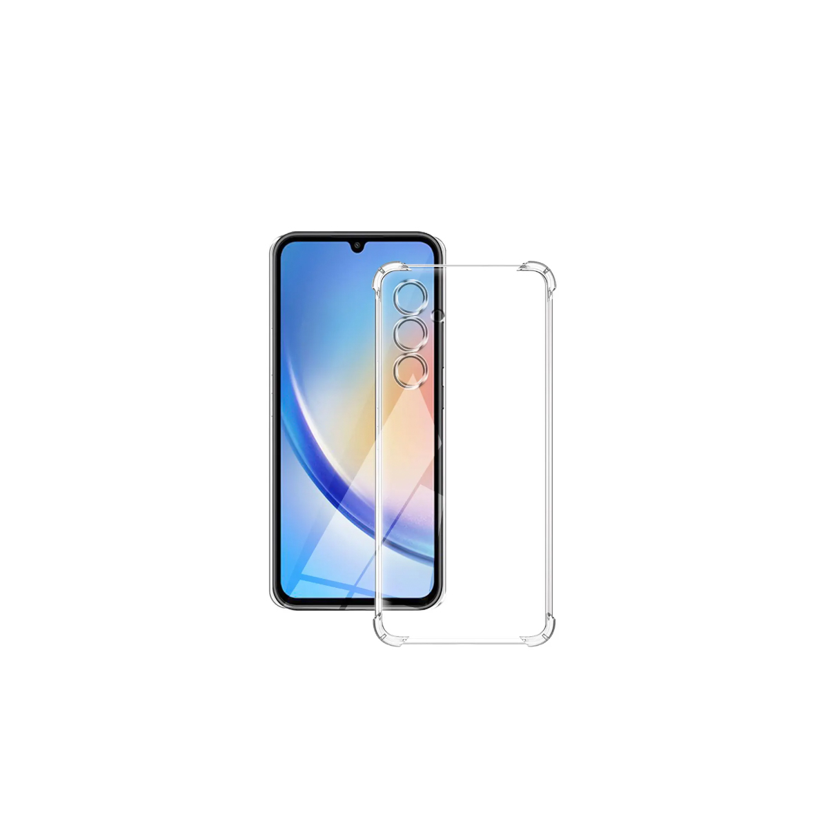 CARCASA TRANSPARENTE ANTIGOLPES PARA SAMSUNG A37 - 2