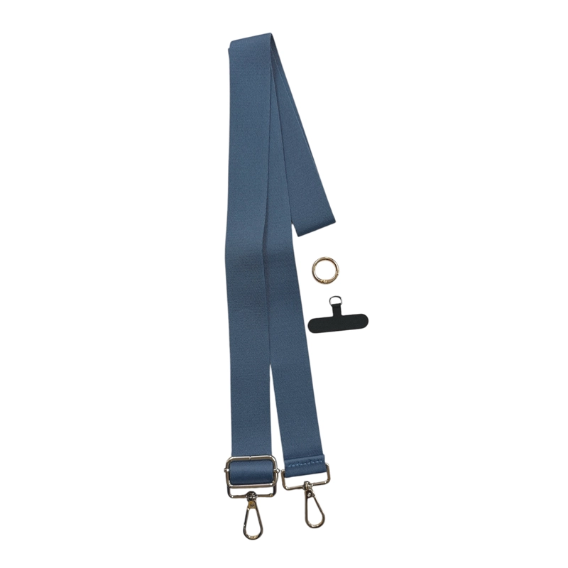 STRAP COLGANTE AJUSTABLE PARA CELULAR UNIVERSAL AZUL OSCURO - 1