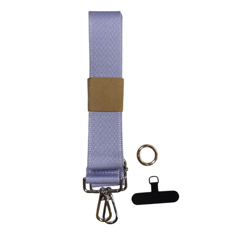 STRAP COLGANTE AJUSTABLE PARA CARCASA CELULAR UNIVERSAL LILA - 2