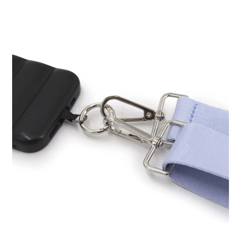 STRAP COLGANTE AJUSTABLE PARA CARCASA CELULAR UNIVERSAL CELESTE - 2