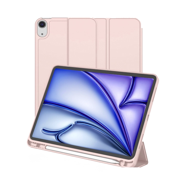 FUNDA SMART COVER RANURA PARA IPAD AIR 11 M4 2026 GOLD ROSE - 1