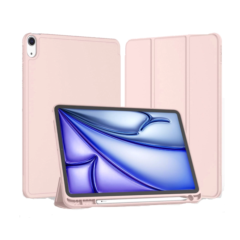 FUNDA SMART COVER RANURA PARA IPAD AIR 11 M4 2026 GOLD ROSE - 3