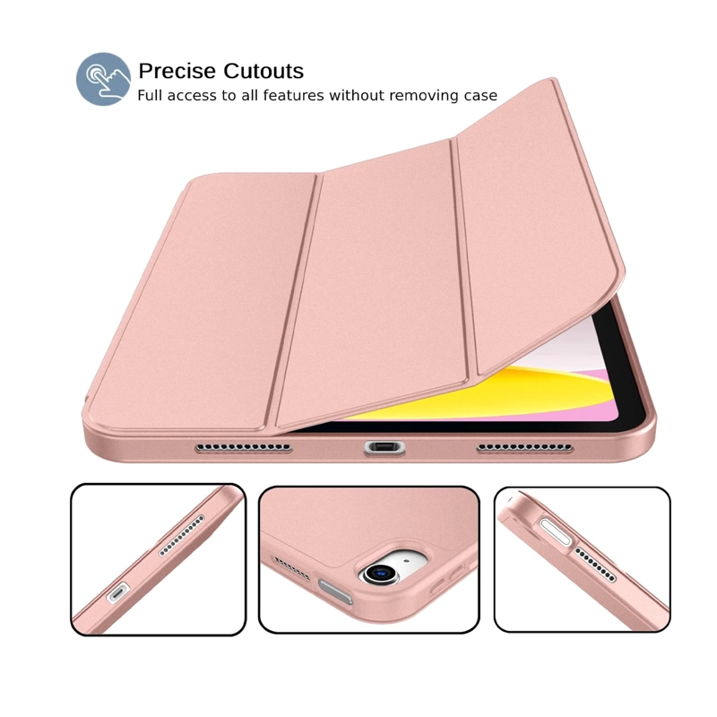FUNDA SMART COVER RANURA PARA IPAD AIR 11 M4 2026 GOLD ROSE - 5