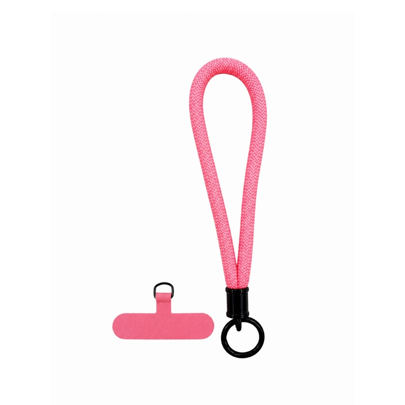 STRAP COLGANTE AJUSTABLE PARA CARCASA CELULAR UNIVERSAL FUCSIA - 1