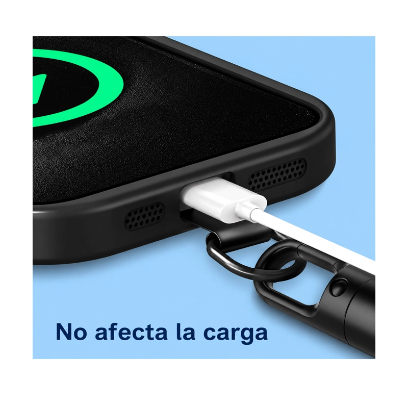 STRAP COLGANTE AJUSTABLE PARA CARCASA CELULAR UNIVERSAL FUCSIA - 3