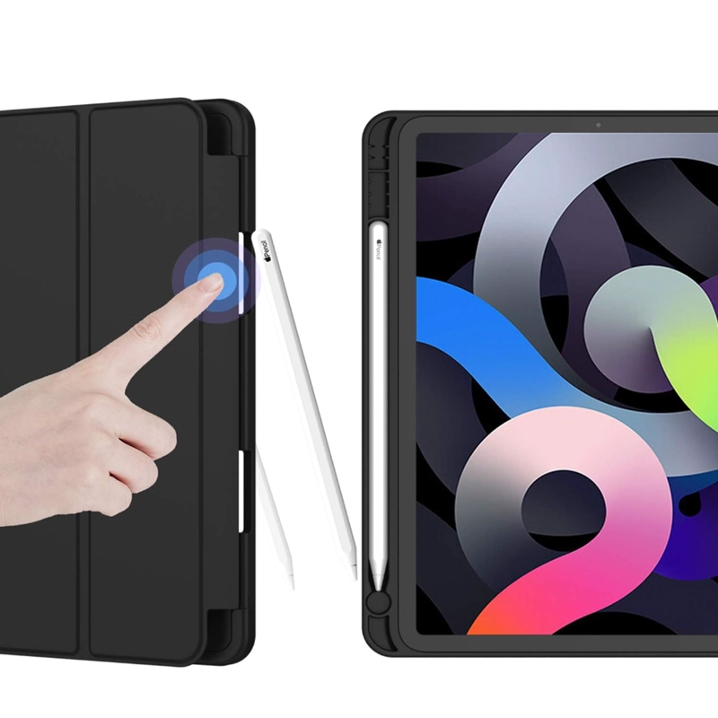 FUNDA SMART COVER RANURA COMPATIBLE CON IPAD AIR 11 M4 2026 NEGRO - 4
