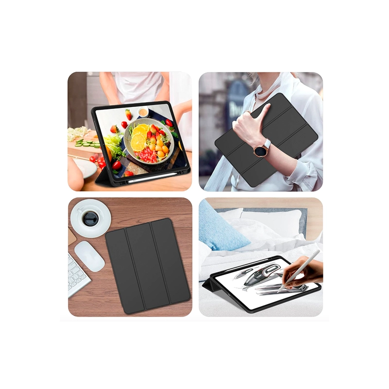 FUNDA SMART COVER RANURA COMPATIBLE CON IPAD AIR 11 M4 2026 ROSADO - 5