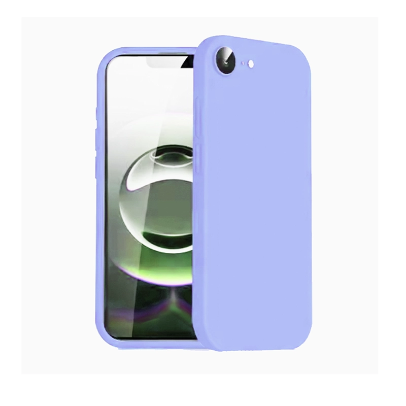 CARCASA ANTIGOLPES COMPATIBLE CON IPHONE 17E GOMA LILA - 1