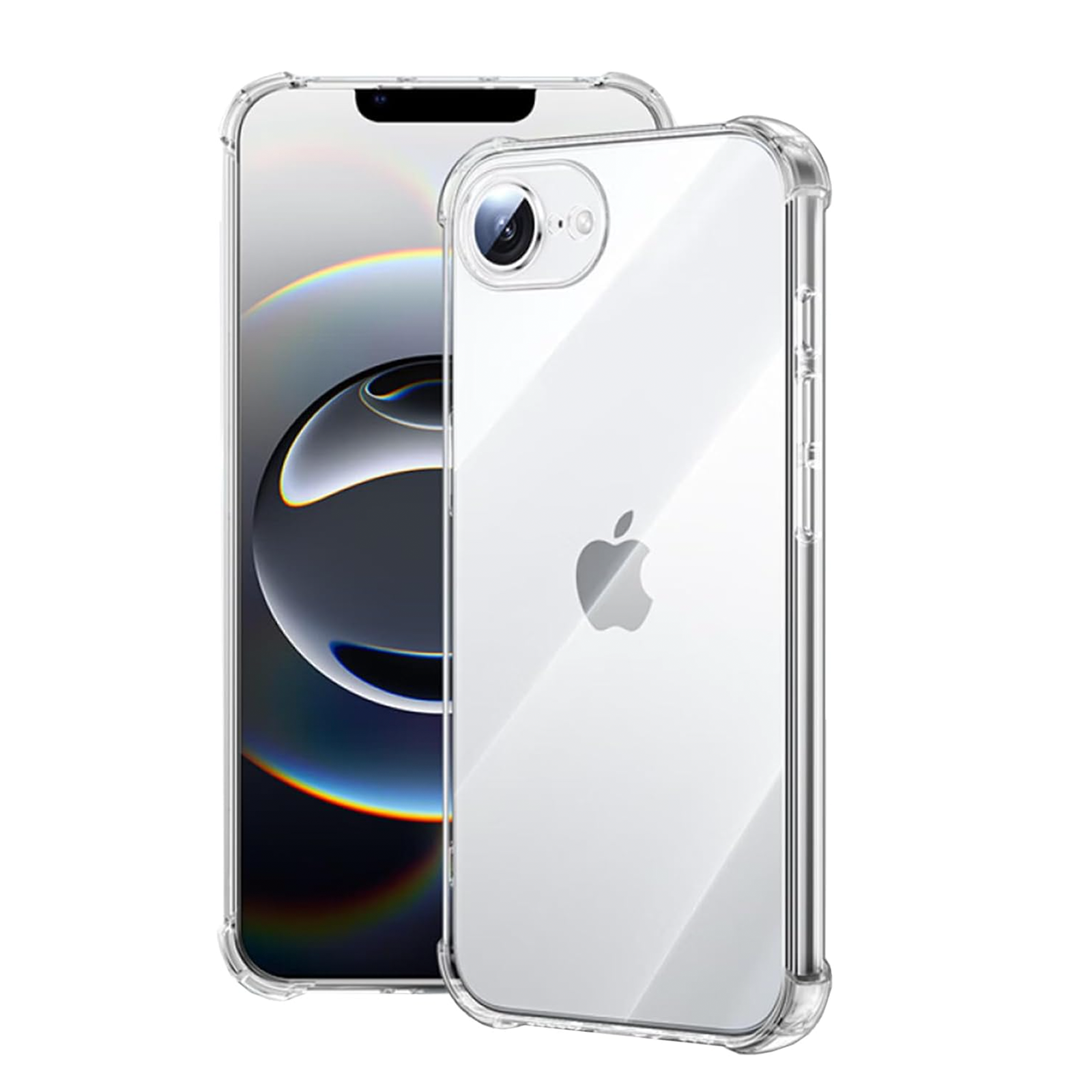CARCASA ANTIGOLPES TRANSPARENTE PARA IPHONE 17E - 1
