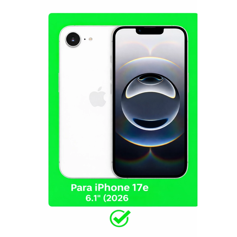 CARCASA TRANSPARENTE PARA IPHONE 17E COMPATIBLE CON MAGSAFE - 6