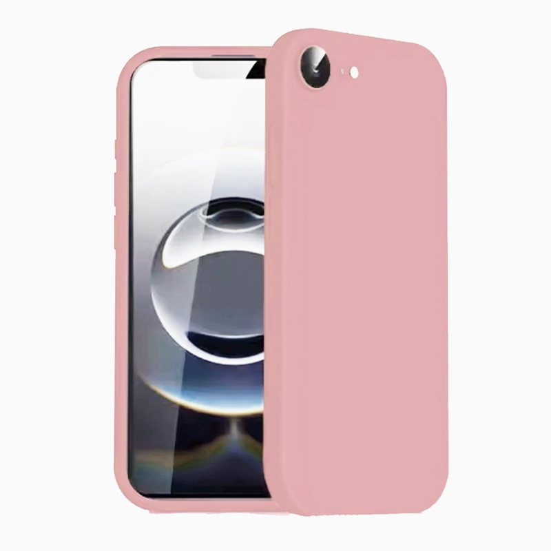 CARCASA FUNDA LAMINA DE CLEAR COMPATIBLE CON IPHONE 17E ROSADO - 5