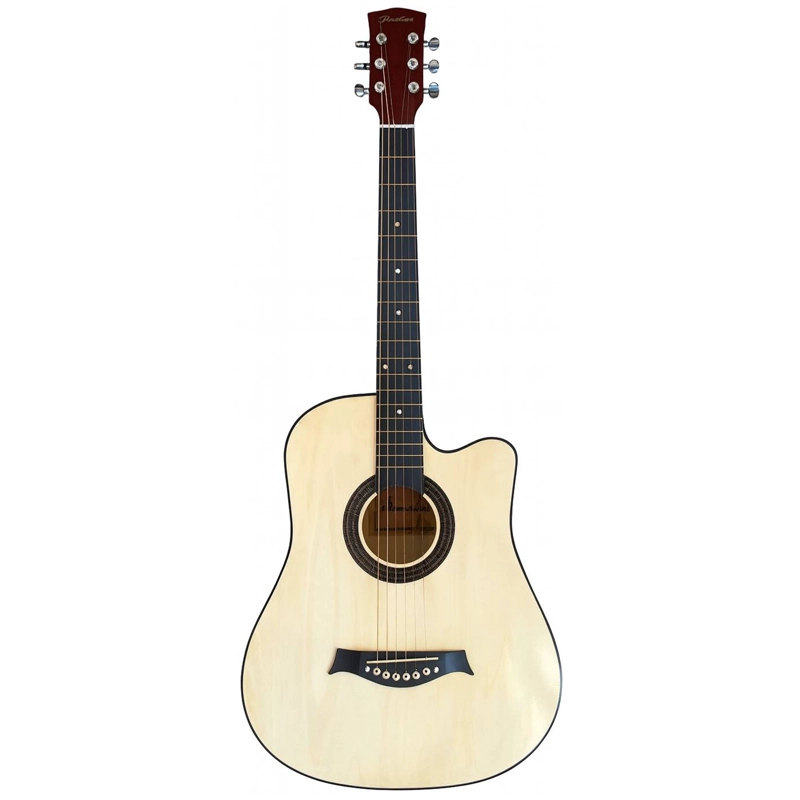 GUITARRA ACUSTICA 39 PULGADAS + FUNDA NATURAL HENDRIX - 1