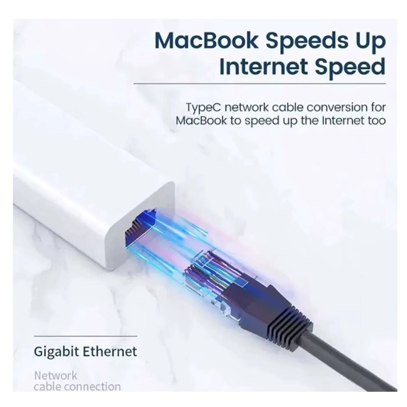 ADAPTADOR CABLE USB-C A ETHERNET RJ45 - 3