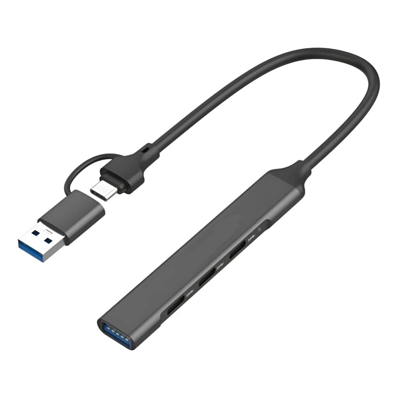 GENÉRICO ADAPTADOR USB-C 4 EN 1 PUERTOS USB 3.0