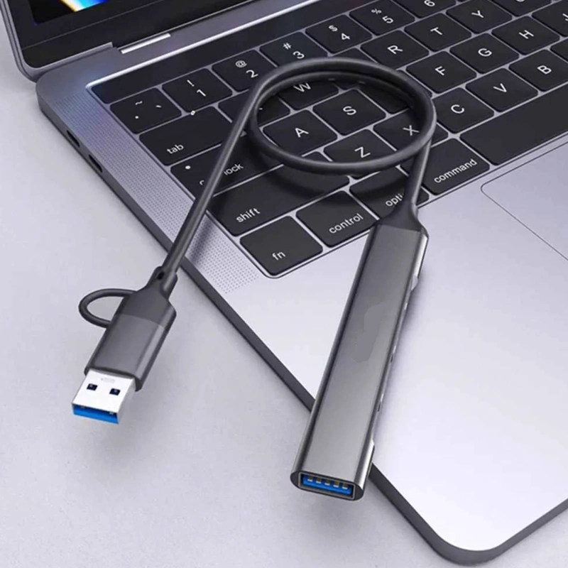 ADAPTADOR USB-C 4 EN 1 PUERTOS USB 3.0 - 4