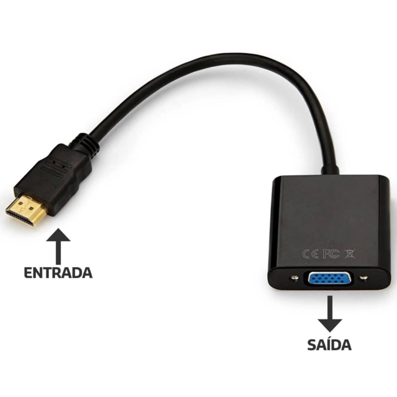 ADAPTADOR CONVERSOR HDMI A VGA FULL HD SALIA DE AUDIO - 3
