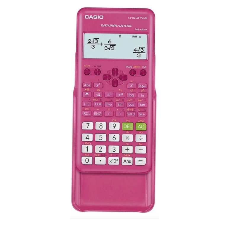 CALCULADORA CIENTIFICA CASIO FX-82LAPLUS 252 FUNCIONE FUCSIA - 3