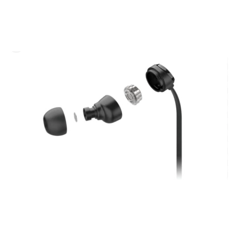 AUDIFONO CON CABLE USB-C MANOS LIBRE CONTROL VOLUMEN BLANCO - 2