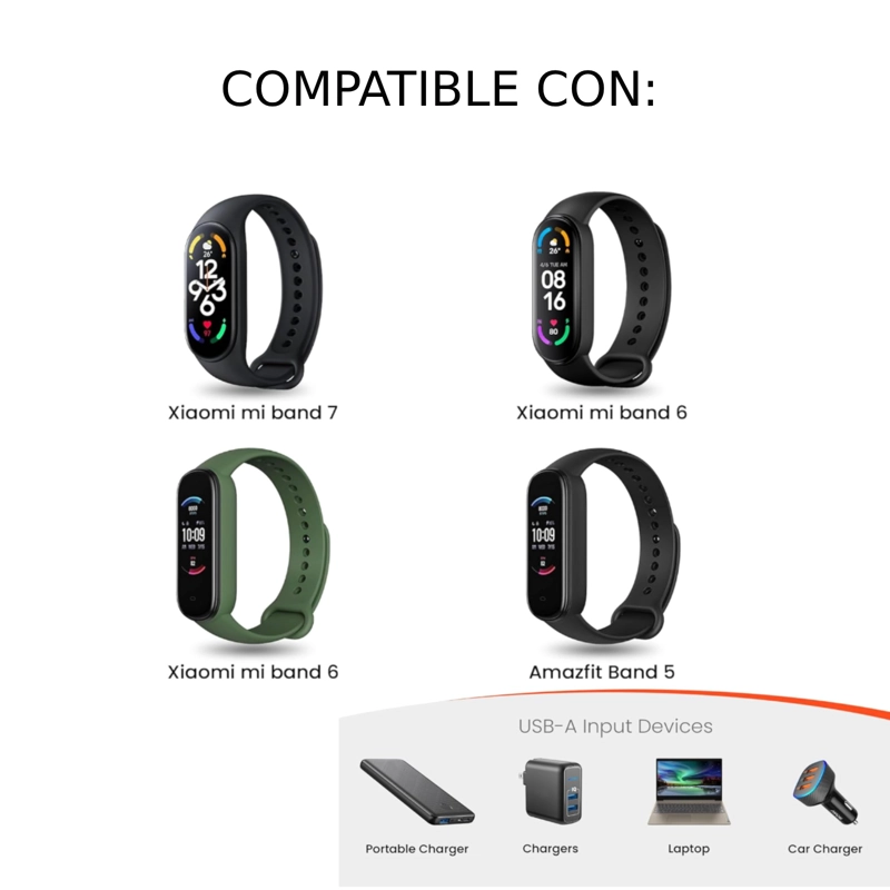 CABLE DE CARGA COMPATIBLE CON BAND M5 / M6 /M7 - 2