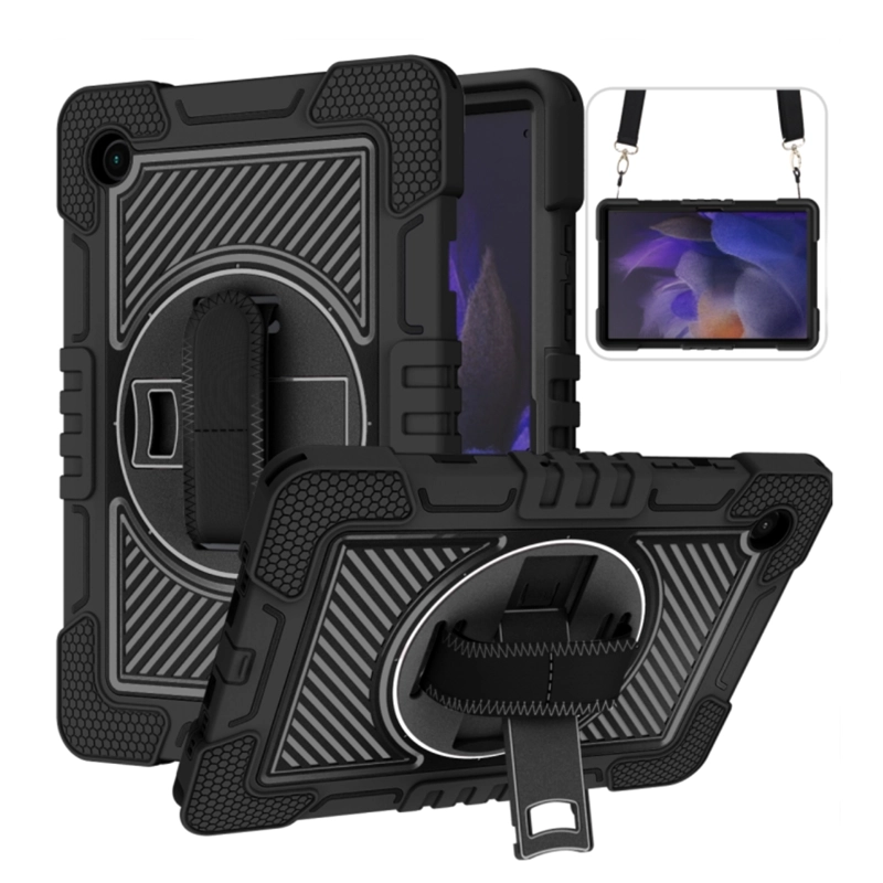 FUNDA ARMADURA ANTIGOLPE 360 COMPATIBLE CON TABLET SAMSUNG A11 PLUS - 1