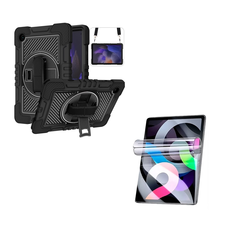 FUNDA ARMADURA 360 LAMINA CLEAR COMPATIBLE CON TABLET SAMSUNG A11 PLUS - 1