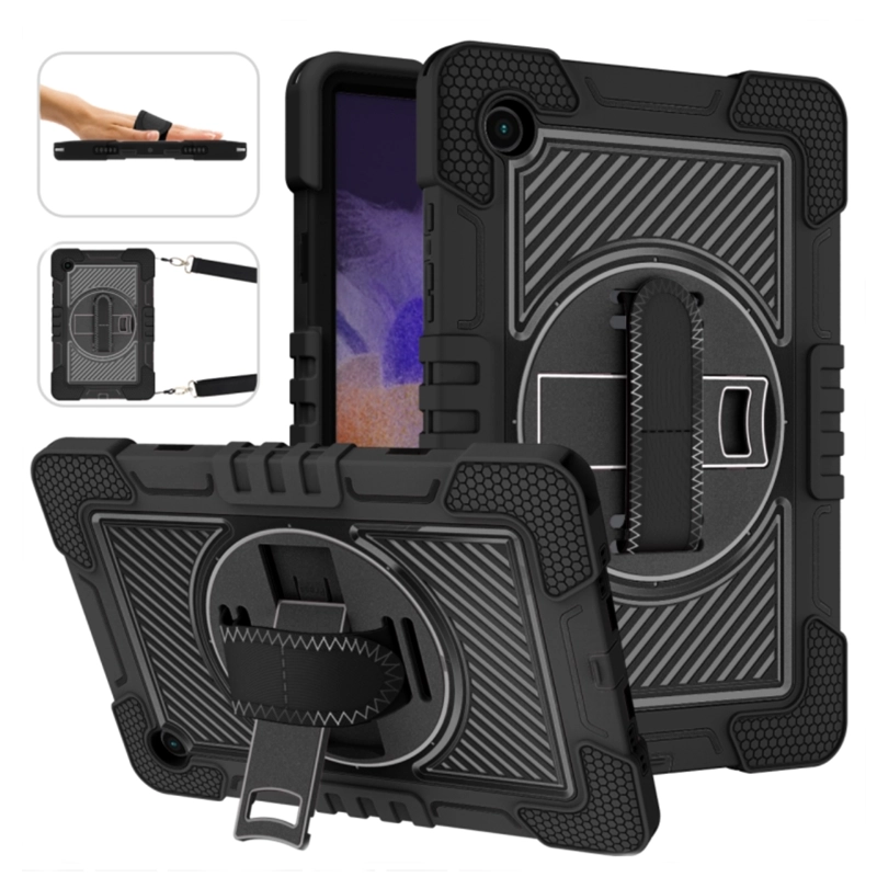 FUNDA ARMADURA ANTIGOLPE 360 COMPATIBLE CON TABLET SAMSUNG A9 PLUS - 2