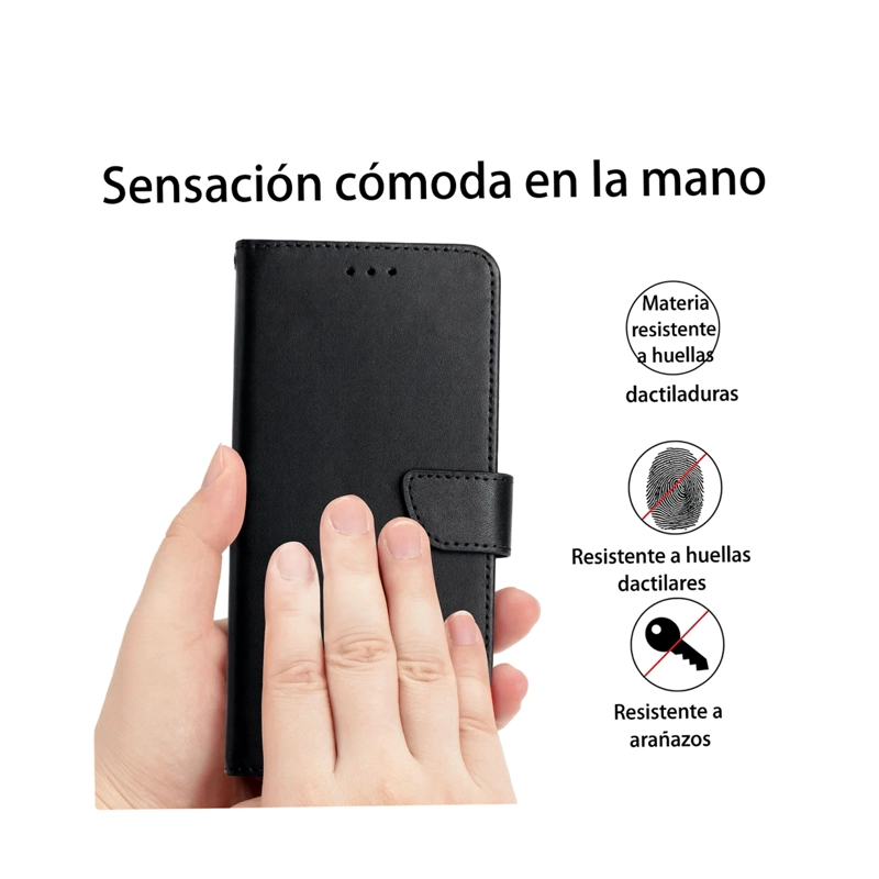 CARCASA AGENDA FLIP COVER COMPATIBE CON SAMSUNG S26 ULTRA NEGRO - 5