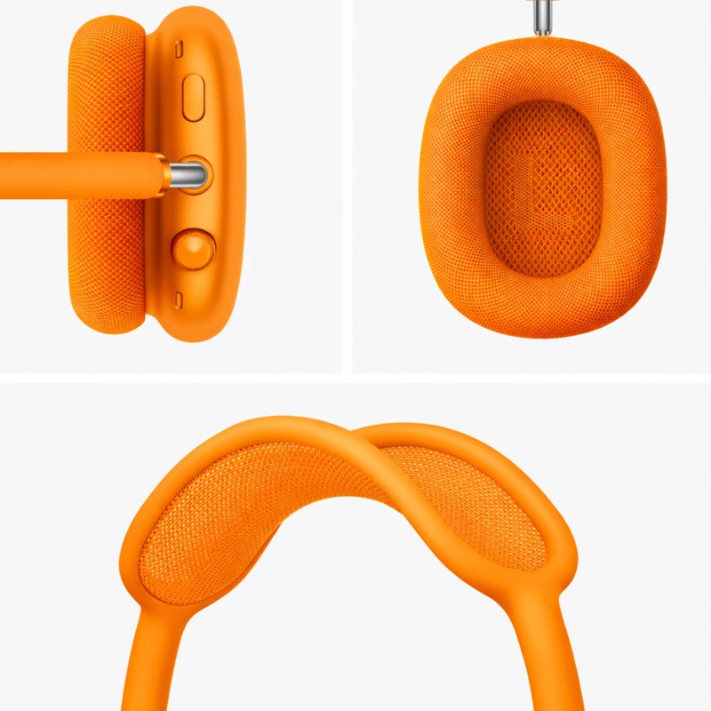 AUDIFONOS INALAMBRICO BLUETOOTH ACOLCHADO MAX395 NARANJA - 3