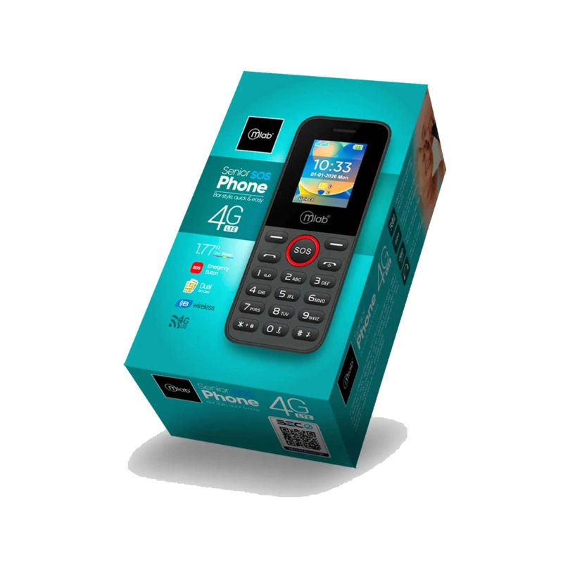 TELE FONO CELULAR DE ADULTO MAYOR 5G SOS DUAL SIM 1.77 - 5