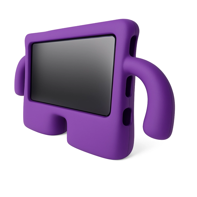 CARCASA NIÑOS ANTI GOLPE EV COMPATIBLE CON TABLET SAMSUNG A9 PLUS MORADO - 2