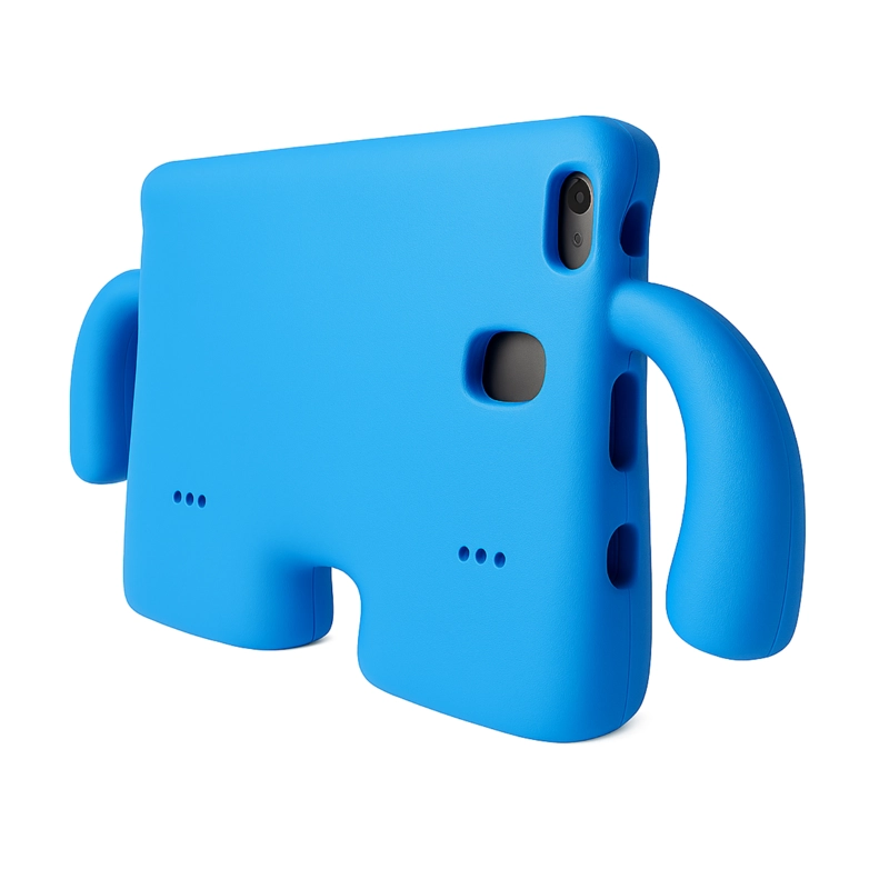 CARCASA NIÑOS ANTI GOLPE EV COMPATIBLE CON TABLET SAMSUNG A9 PLUS AZUL - 6