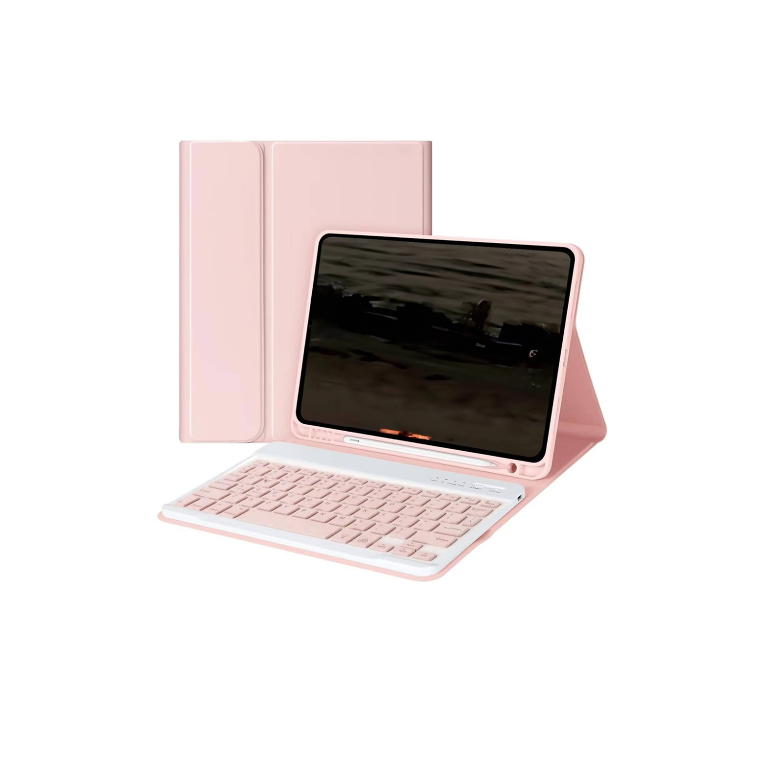 FUNDA CON TECLADO Ñ ESPAÑOL PARA IPAD PRO 11 M4 2024 GOLDROSE - 1