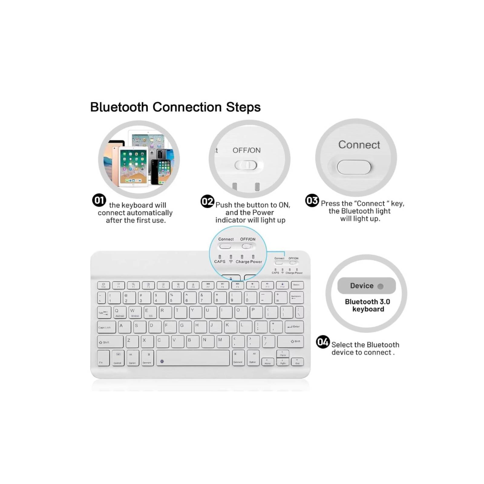 FUNDA CON TECLADO Ñ ESPAÑOL PARA IPAD PRO 11 M4 2024 GOLDROSE - 4