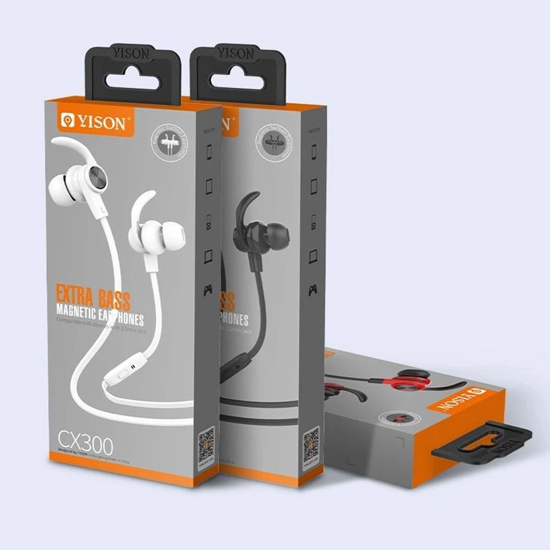 AUDIFONO MANOS LIBRES CONEXION 3.5MM YISON CX300 GOMA BLANCO - 4