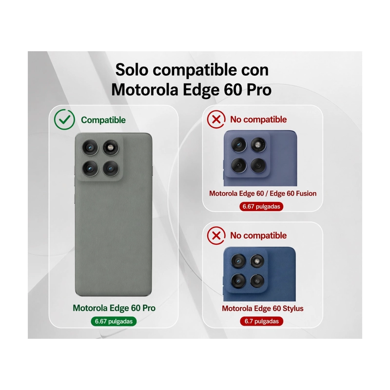 CARCASA COMPATIBLE CON MOTOROLA EDGE 60 PRO TURQUESA - 3