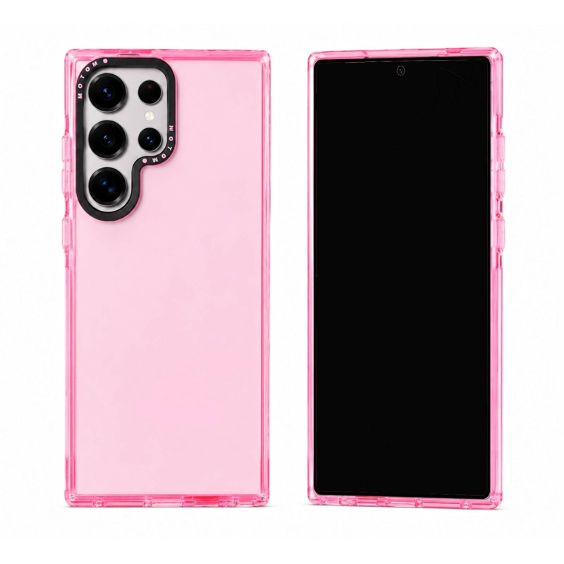 CARCASA ANTIGOLPES COMPATIBLE CON SAMSUNG S26 ULTRA FLUOR ROSADO - 1
