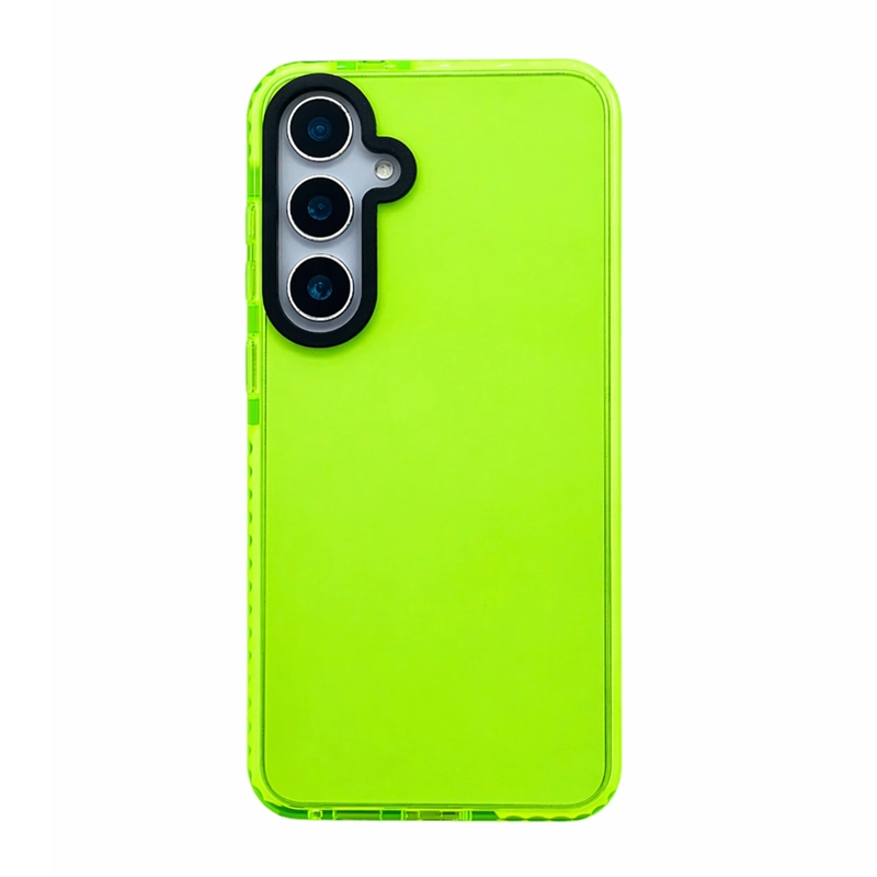 CARCASA ANTIGOLPES PARA SAMSUNG S26 FLUOR VERDE - 1