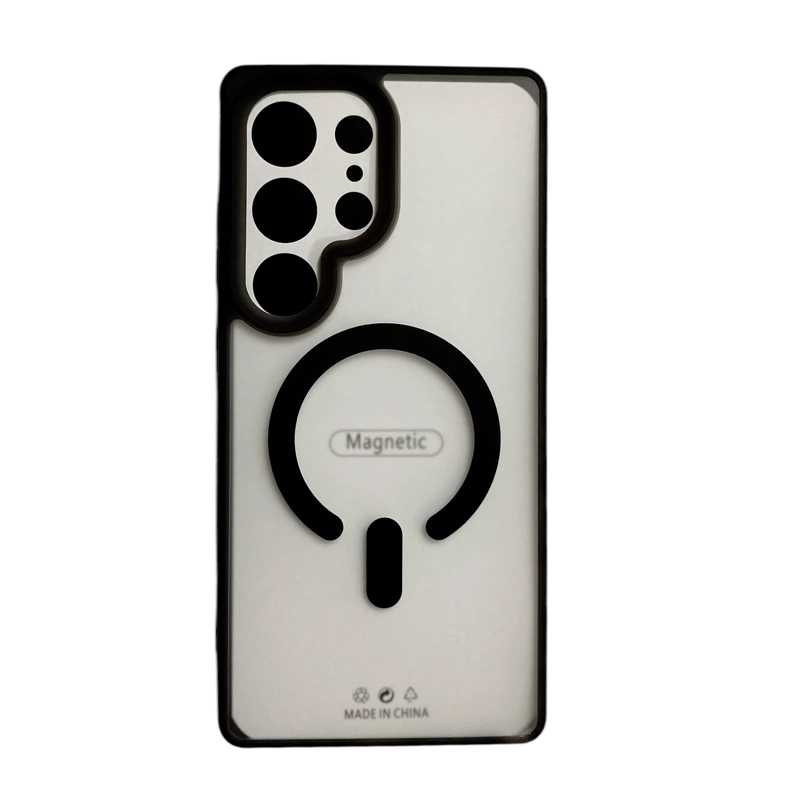 CARCASA MATTE PARA SAMSUNG S26 ULTRA COMPATIBLE CON MAGSAFE NEGRO - 4