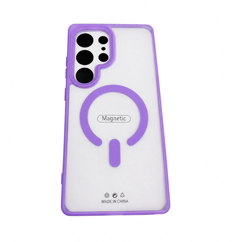 CARCASA MATTE PARA SAMSUNG S26 ULTRA COMPATIBLE CON MAGSAFE LILA - 3