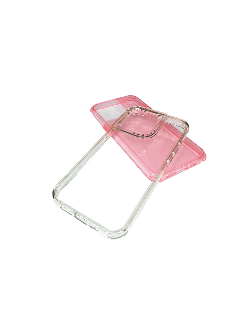 CARCASA PARA IPHONE 15 ANTIGOLPES SPACE ROSADO - 1